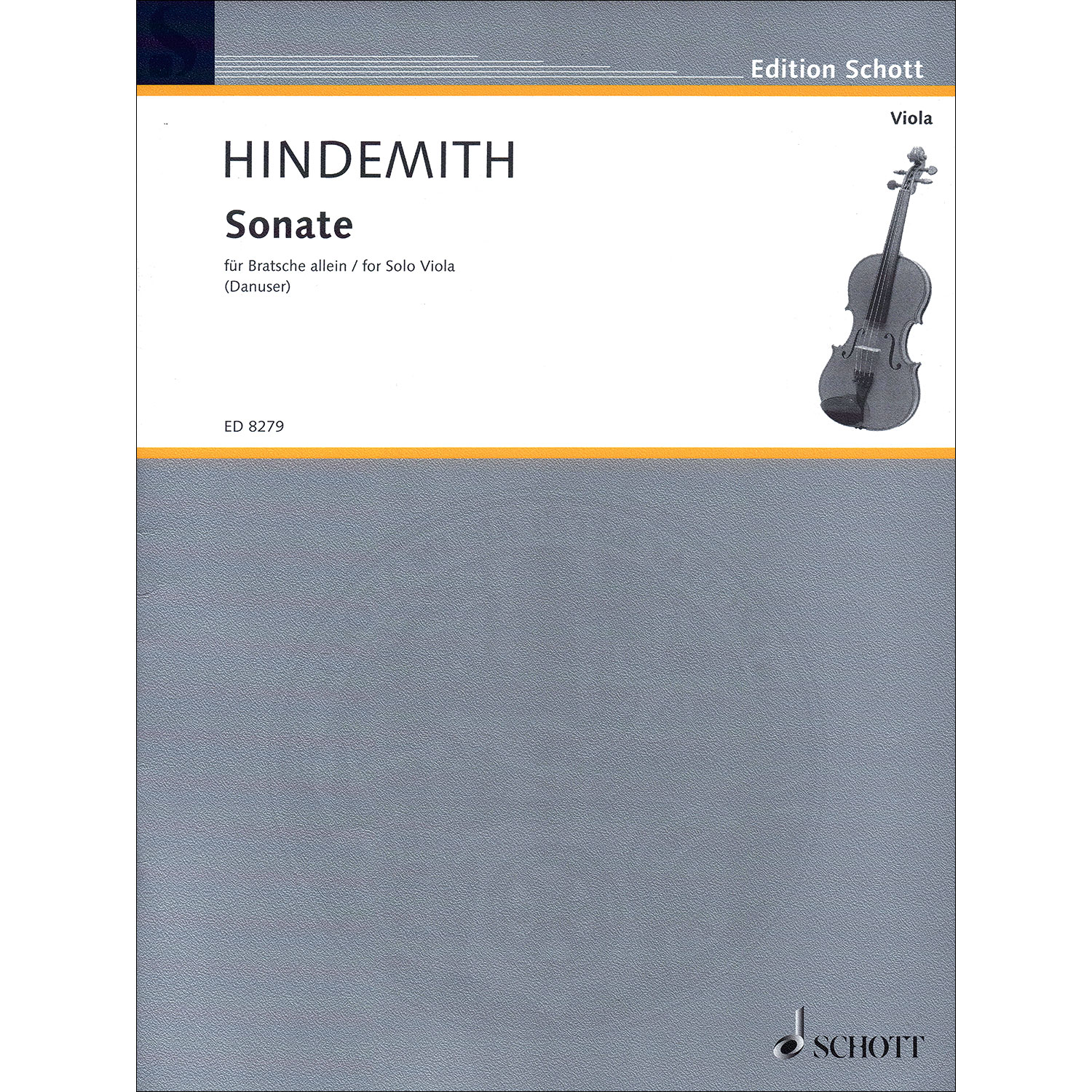 Sonata No 4 For Solo Viola 1937 Paul Hindemith Johnson String