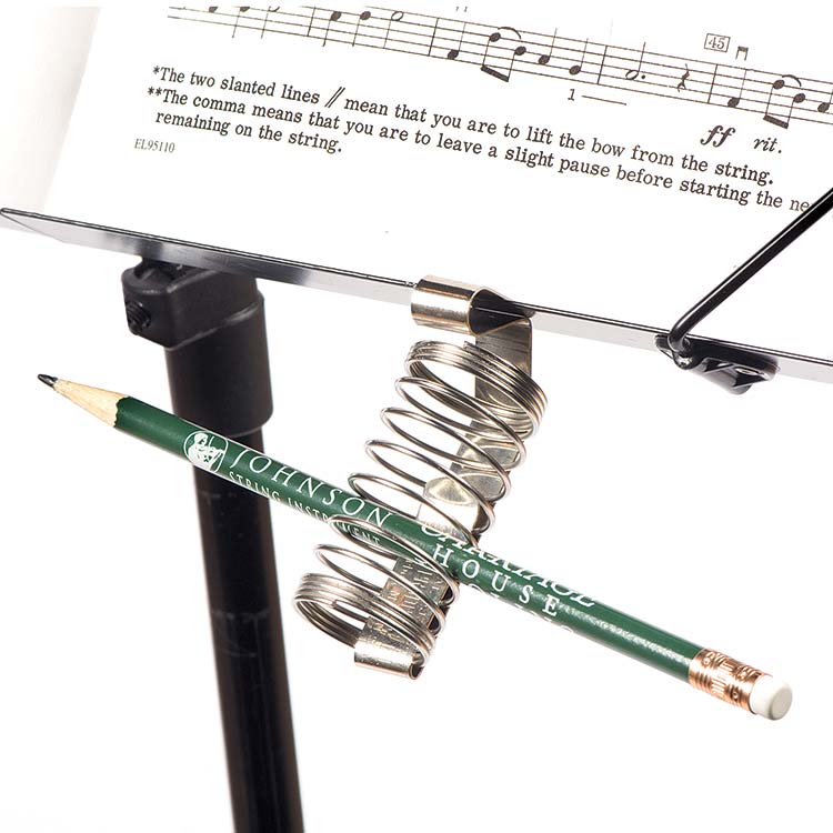 Pencil Guard: Pencil Holder For Any Metal Music Stand | Johnson String