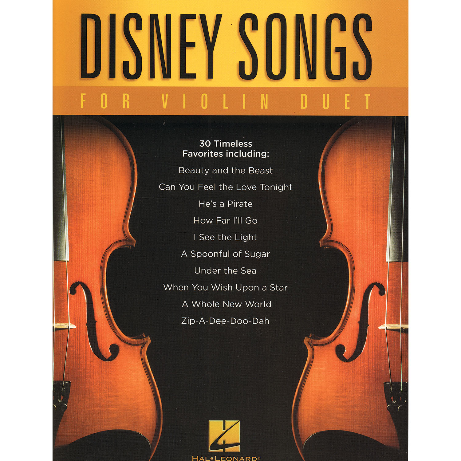 Disney Songs For Violin Duet Various Hal Leonard Johnson String 