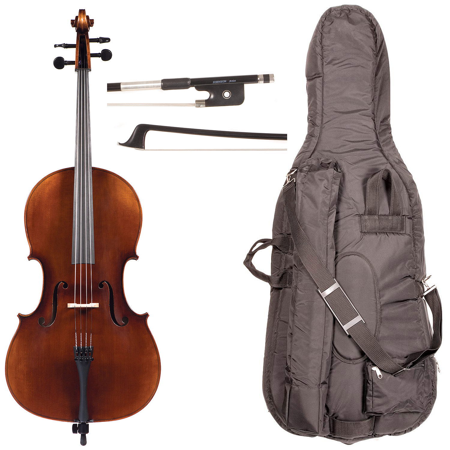 3/4 Alessandro Roma A220 Cello Outfit | Johnson String Instrument