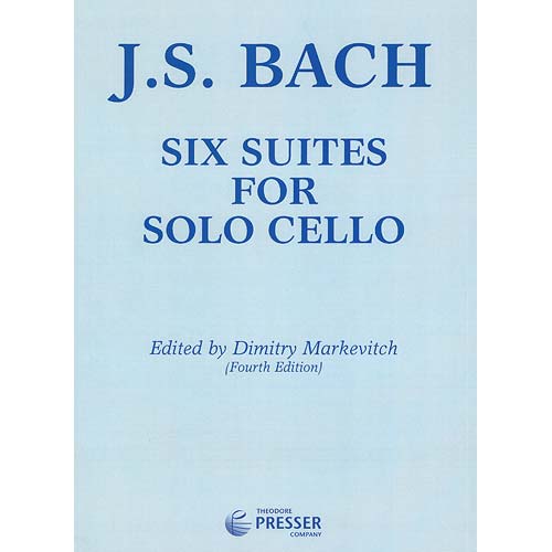 Six Suites For Solo Cello Dimitry Markevitch Johann