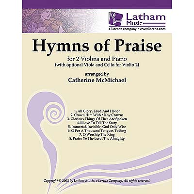 Hymns of Praise, 2 violins with alternative viola or cello for 2nd part ...